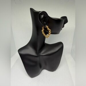 Elegant Gold Hoop Earrings stainless steel